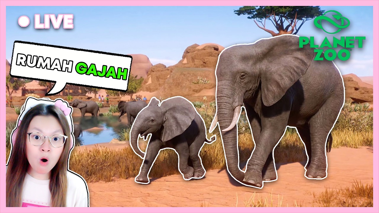 RUMAH UNTUK GAJAH YANG BAIK, GAJAHAT AWOKAWOK ?!! [PLANET ZOO INDONESIA]