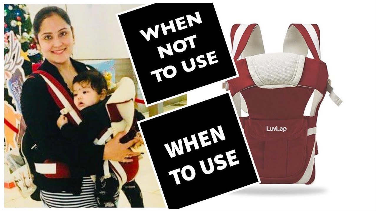 LuvLap Elegant BABY CARRIER l How And When To Use Baby Carrier l Amazon Product Review l Sassy Swati