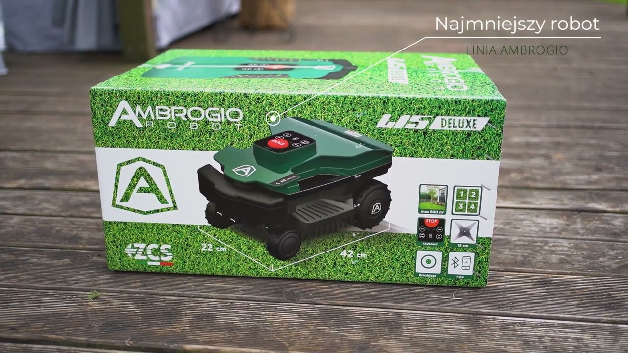 Odpakowywanie robota Ambrogio L15