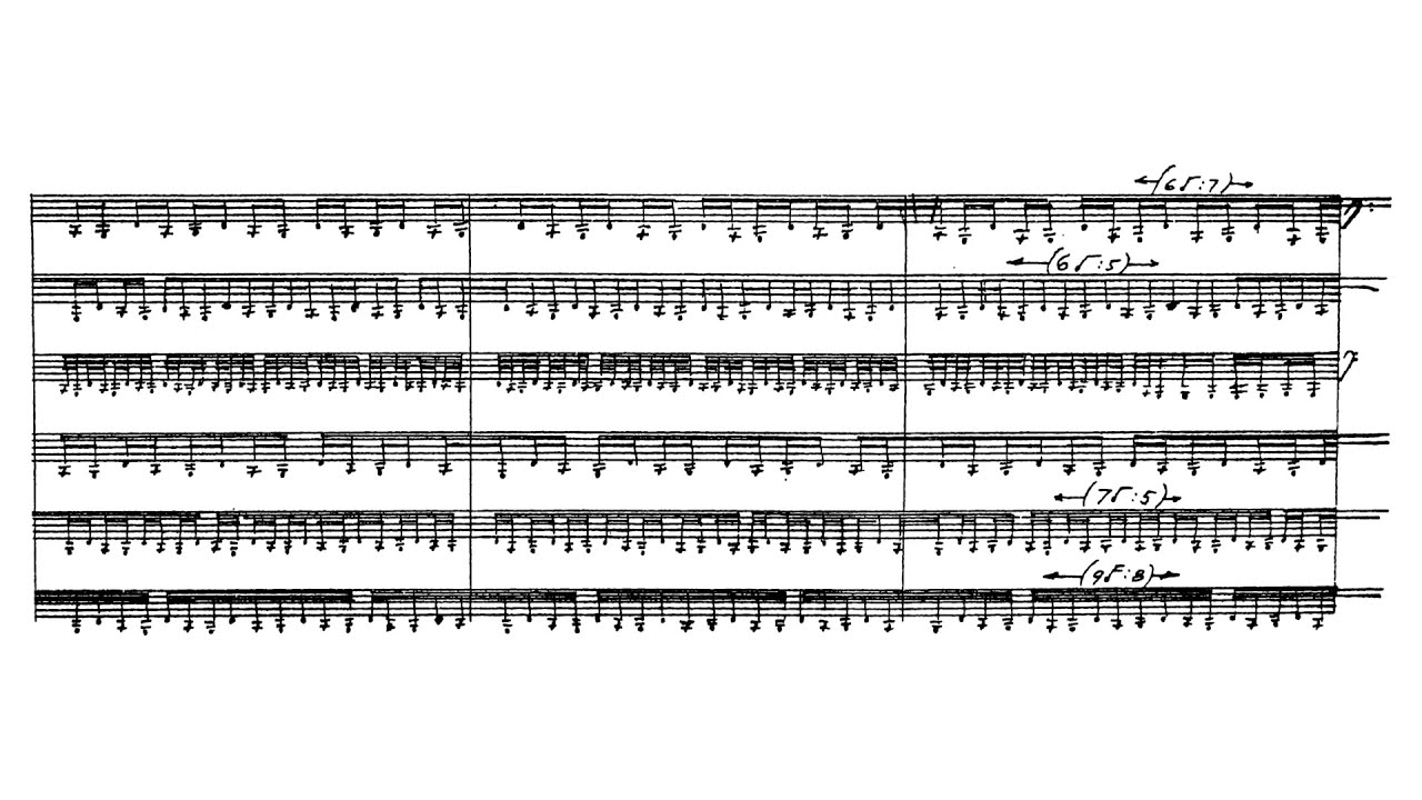 Iannis Xenakis - Pléïades (Audio + Full Score)
