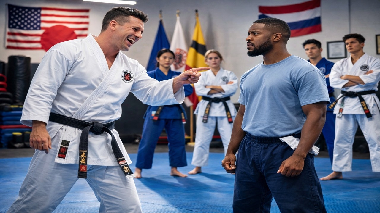 Black Belt Mocked a Janitor for Fun Seconds Later, Everyone Was Shocked...