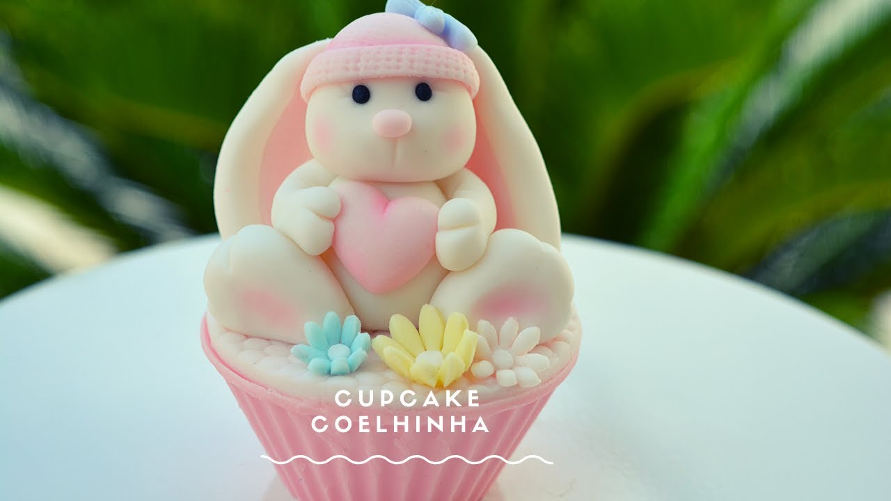 CURSO DE PÁSCOA GRATUITO - CUPCAKE COELHINHA