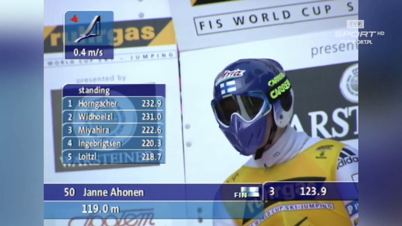 Janne Ahonen 128.5m Zakopane 1999