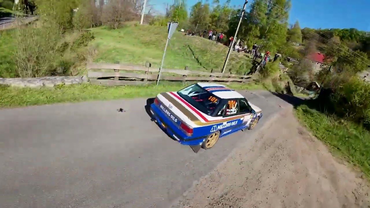 53 Rajd Świdnicki 2025 Majcher Adamski Subaru Legacy RS Millers Oils HRSMP DRON