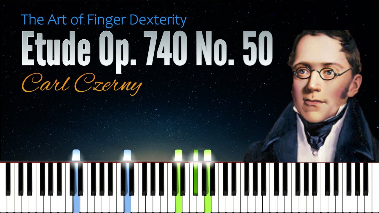 Etude Op. 740 No. 50 - Carl Czerny | Piano Tutorial | Synthesia | How to play