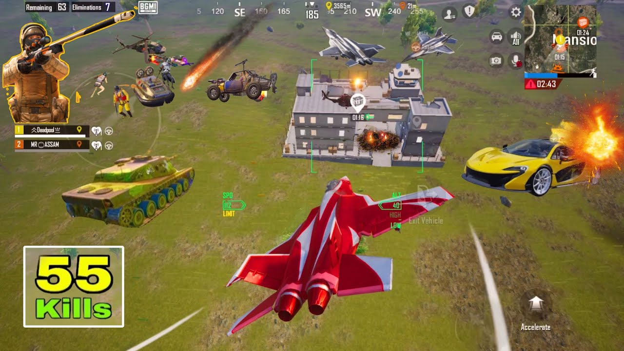 54 KILLS🔥OP Fighter Jet Attacks⚡️M202 Ruined Payload mode😱