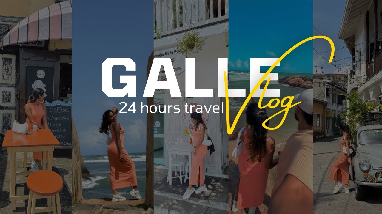 පැය 24 න් ගාල්ල cover කරා | Kandy to Galle travel vlog | 6 hour train ride 🚂🌊
