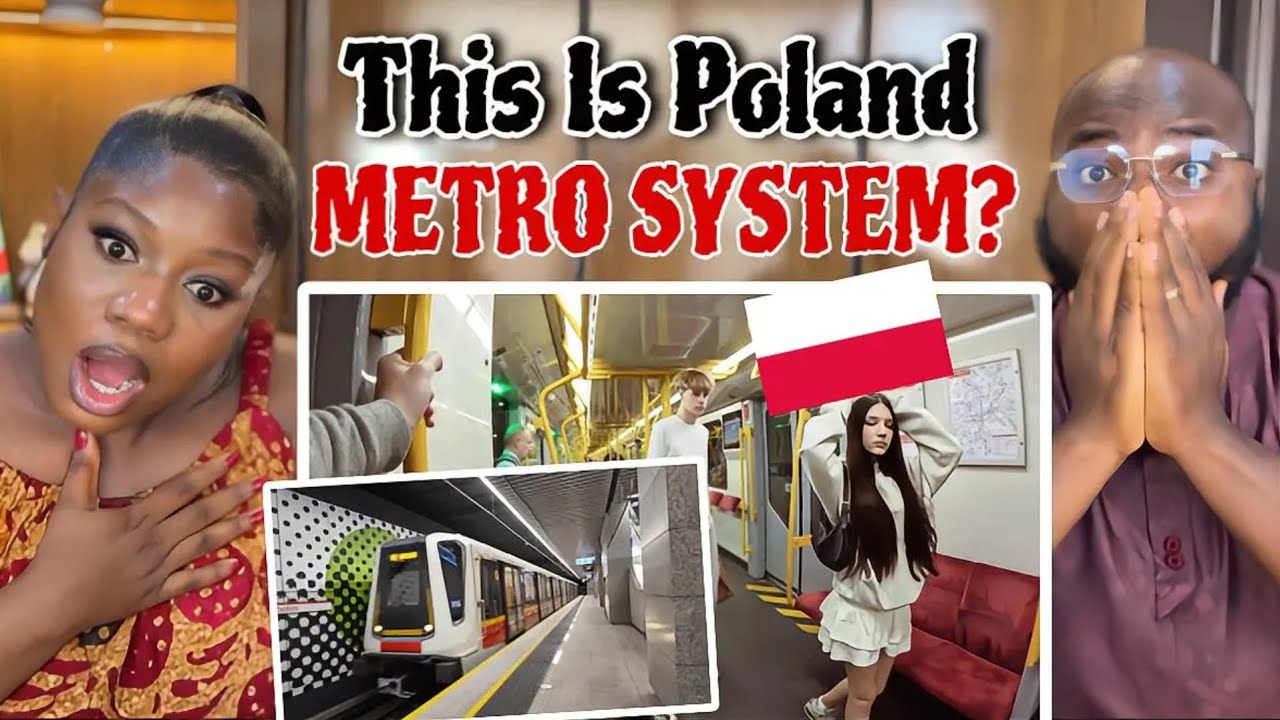 🇵🇱🇵🇱 Поездка по польскому метро от первого лица | 4K: визуальные и звуковые эффекты | Варшава, По...
