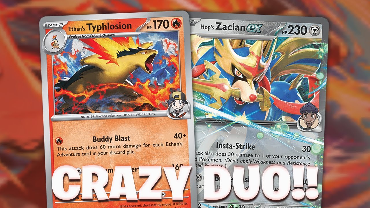 ethan's typhlosion with hop's zacian is a match made in heaven