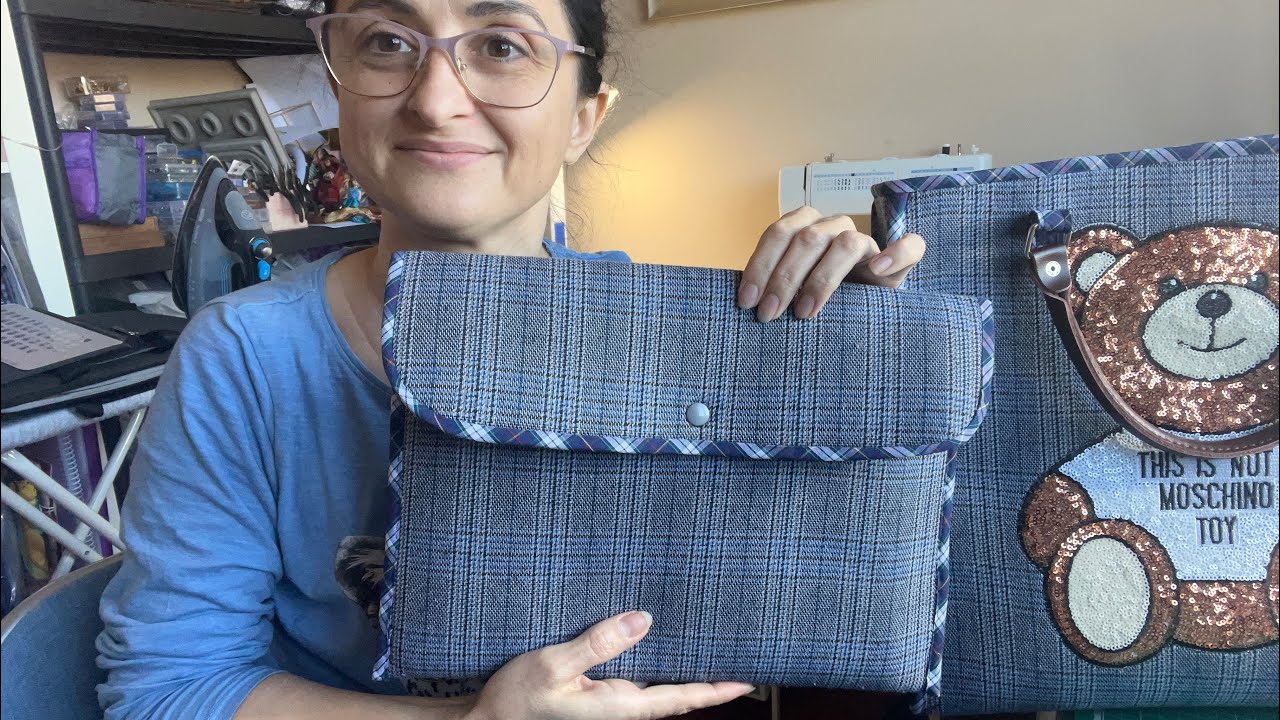 Costura creativa 🧵🪡cosemos una funda para tablet 👌super facil #costuracriativa