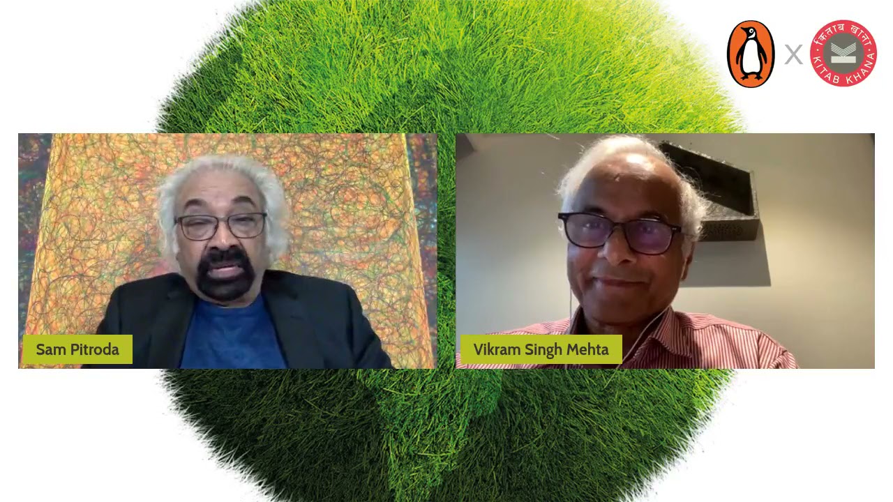 Mr. Vikram Mehta and Sam Pitroda on Redesign the World Book by Sam Pitroda.