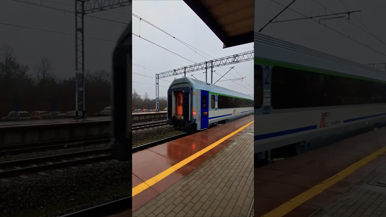 imponujący przelot EIC przez stacje Warszawa Choszcz&oacute;wka #pkp #pkpintercity #train #warsaw  #railway