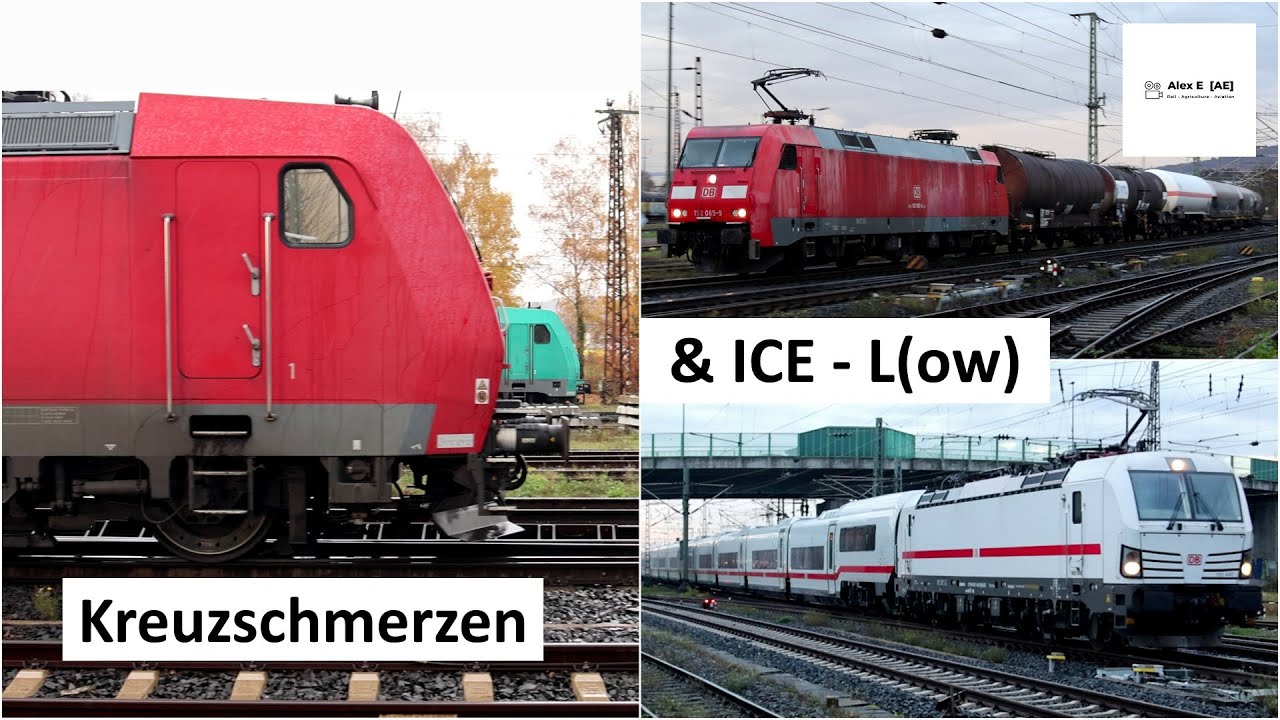 Kreuzschmerzen und der neue ICE L in Aschaffenburg Hbf  |  Alex E