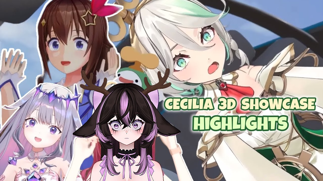 [Hololive React] 3D Cecilia is UNHINGED!! Cecilia Immergreen 3D HIGHLIGHTS |Vtuber Kuro Ishida|