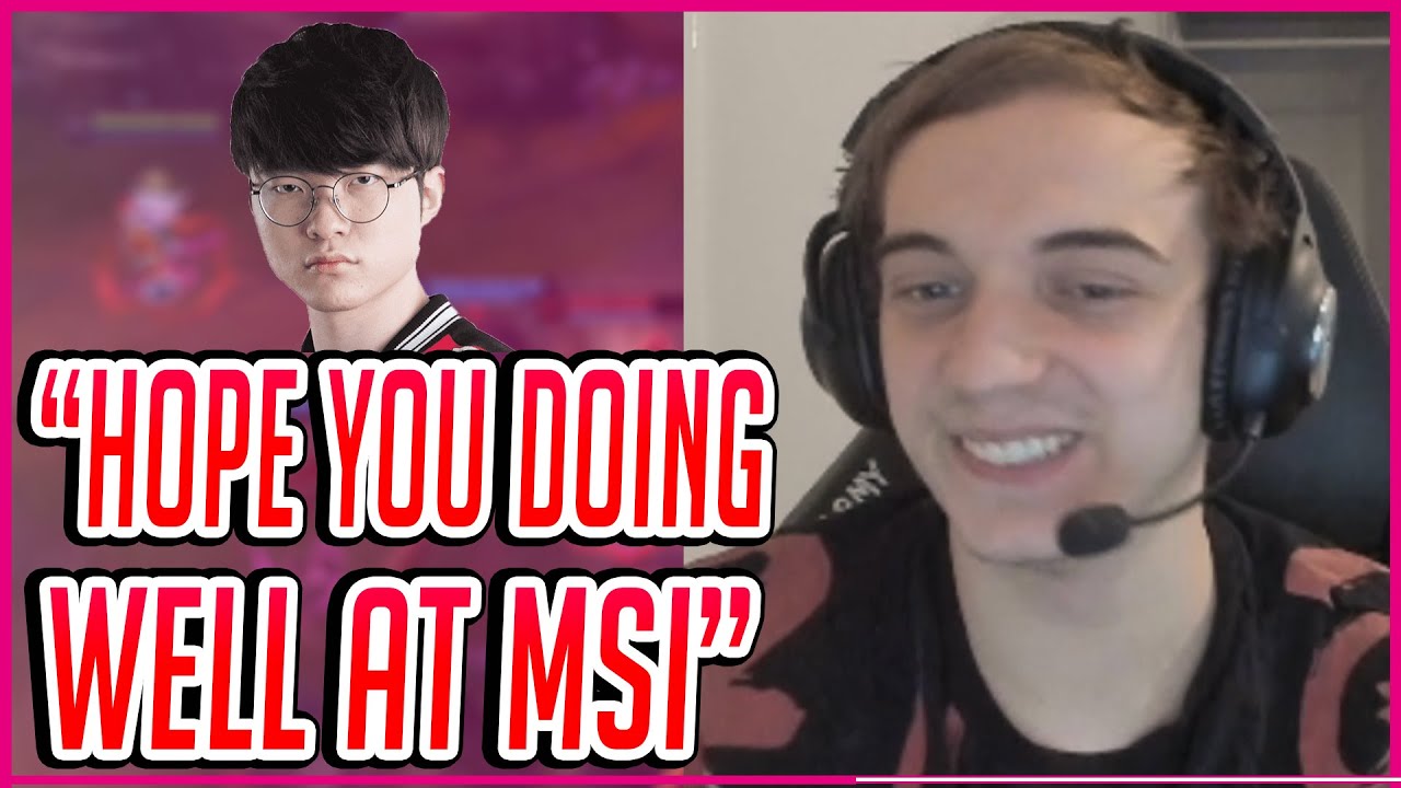 Caps Reacts To Faker Subscribing To Him | G2 Caps Clips