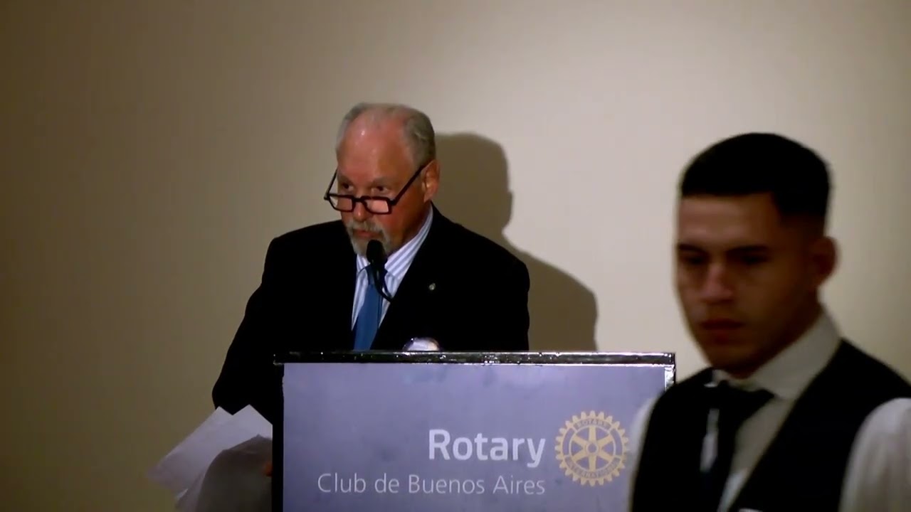 Ricardo Lagorio en el Rotary Club de Buenos Aires