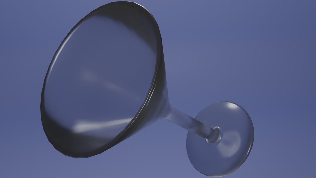 3D Modeling a Martini Glass in Blender