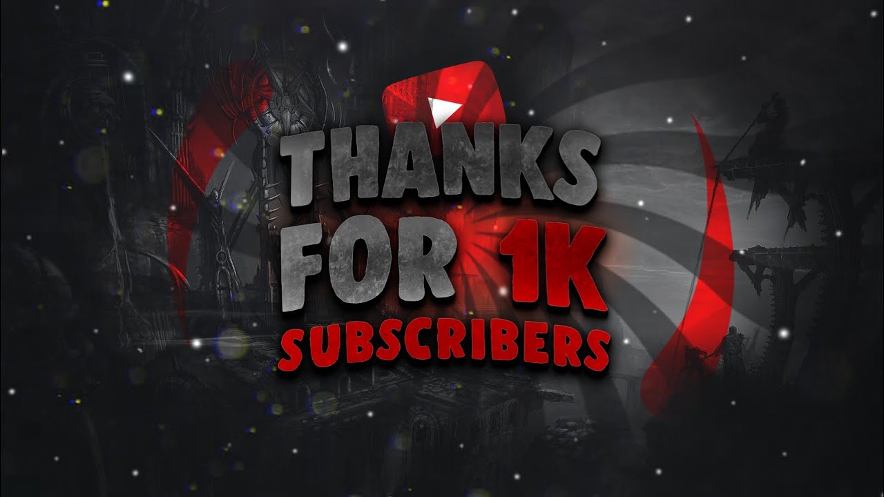 Thanks for 1k SUBSCRIBERS 🙏
