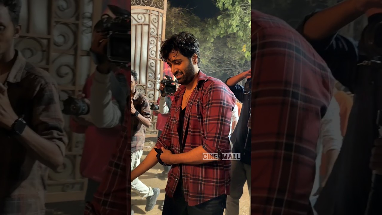 Hero Adivi Sesh Stylish Entry 🔥 at Dacoit Movie Promotions