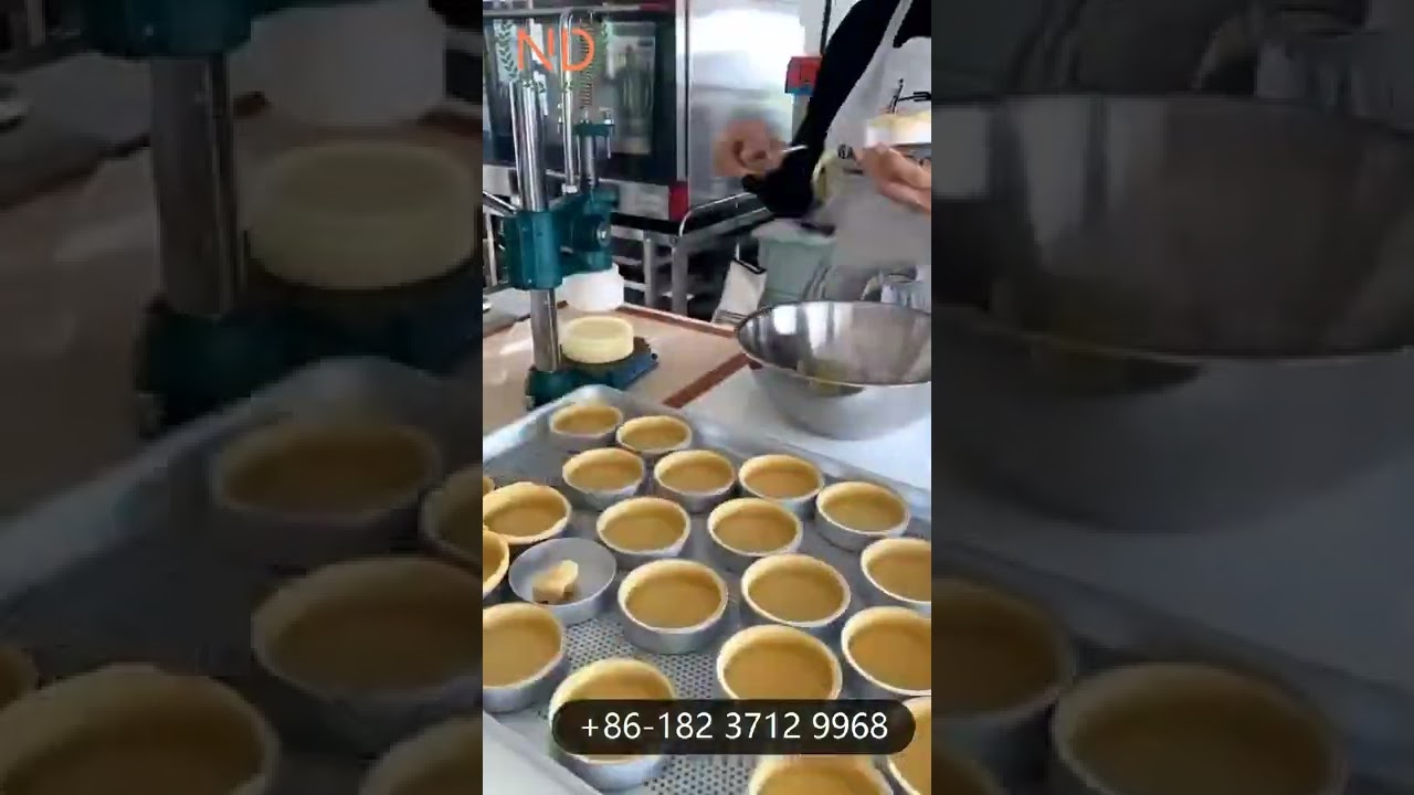 portable manual egg tart shell former making machine