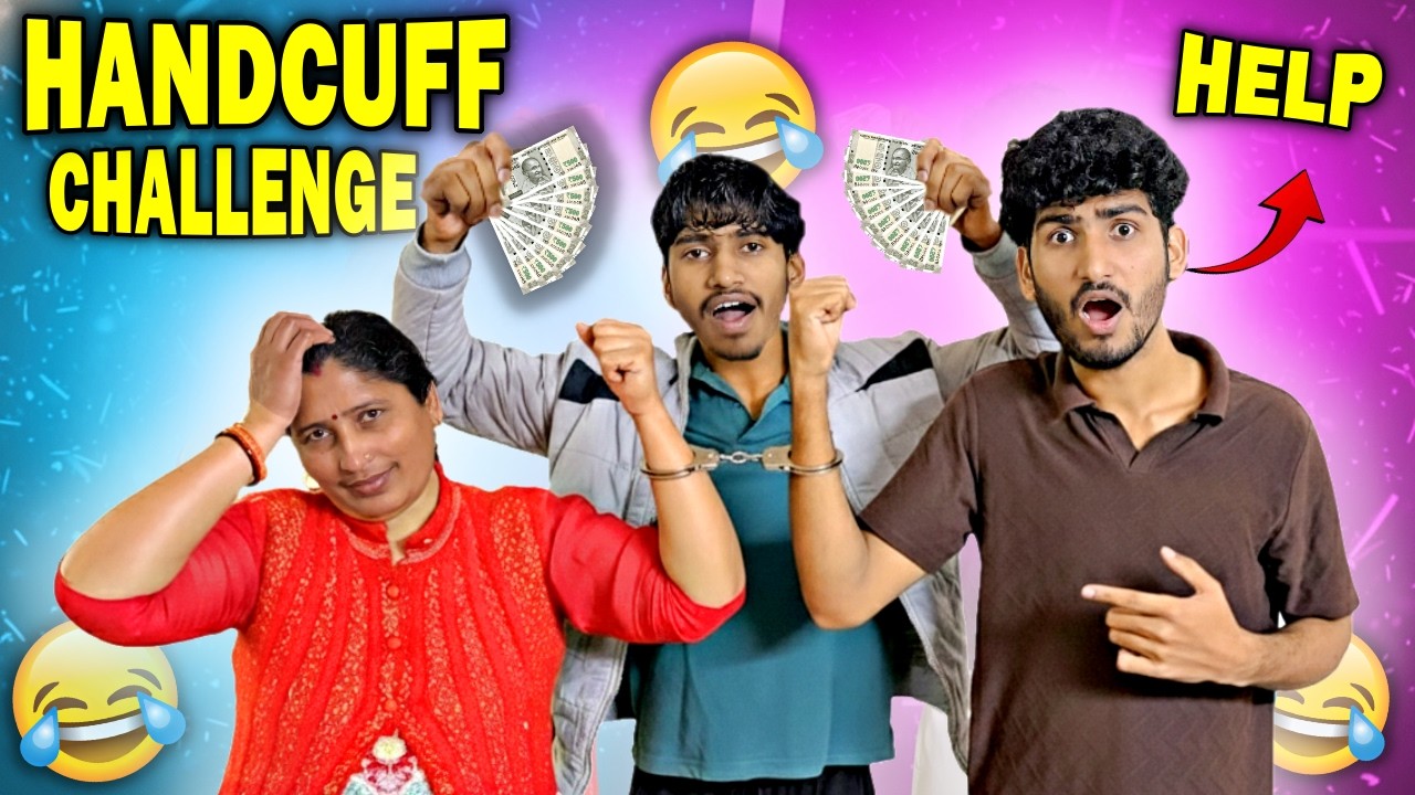 Handcuffed Challenge 😂 Mummy Vs Me 😮