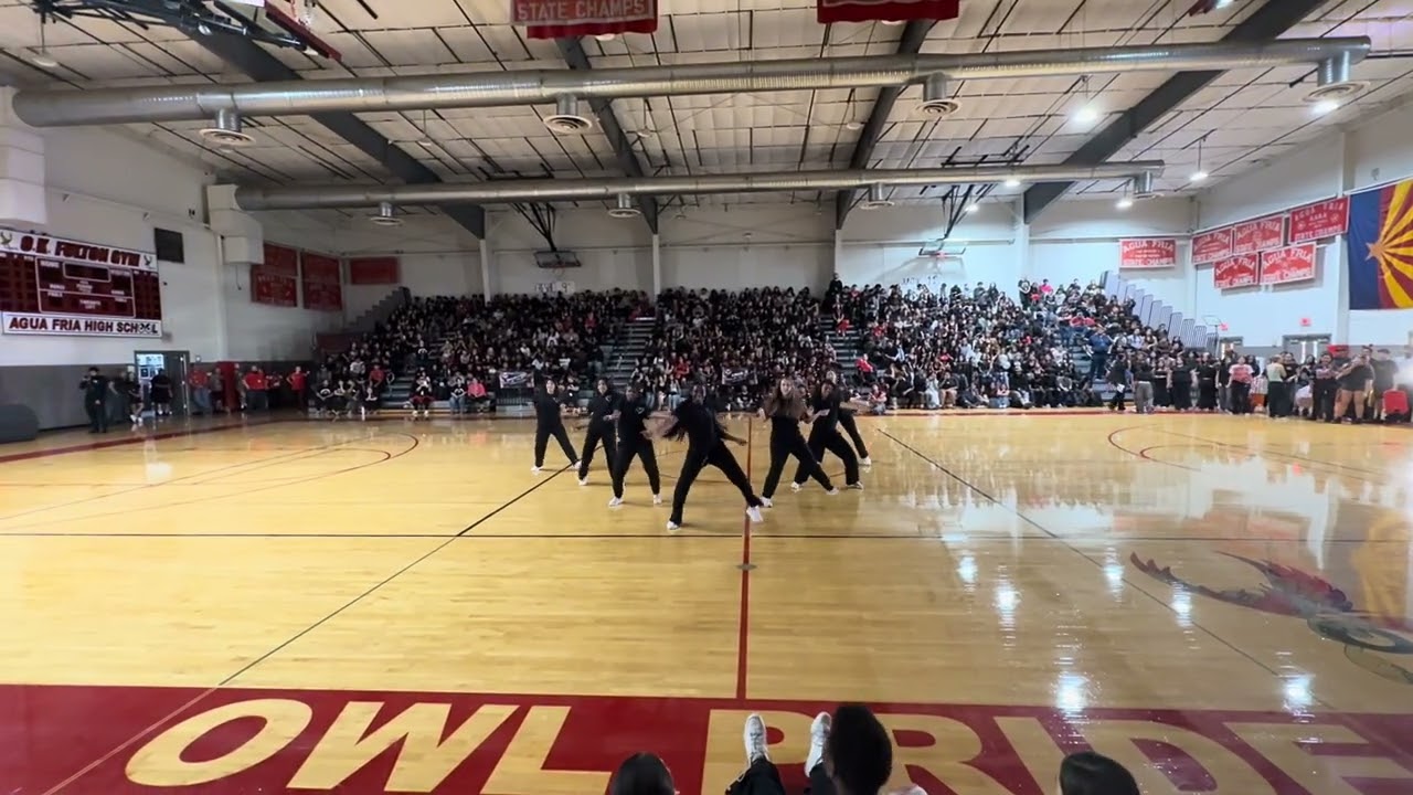 POM team performing at Assembly
