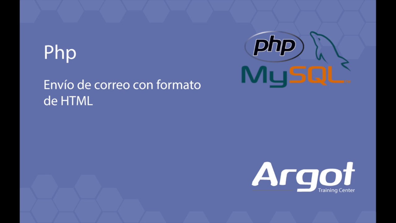 Tutorial de Php: Enviar correo con formato html