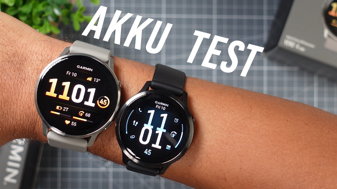 Garmin Venu 4 Akkulaufzeit-Test (41 mm vs. 45 mm)