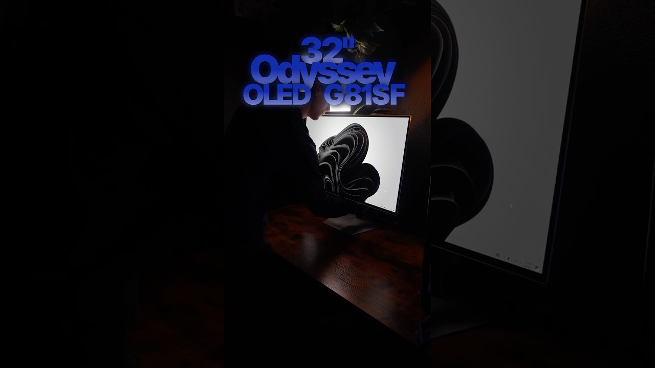 Samsung G8 OLED leveling up my setup built for gaming, streaming, and creating. #SamsungPartner