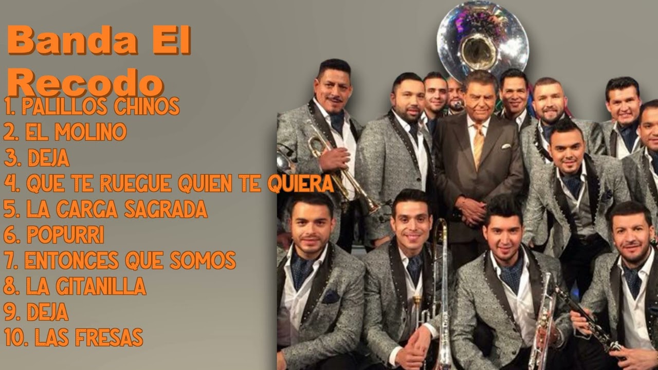 Banda El Recodo-Mezcla de pistas principales-Mainstream