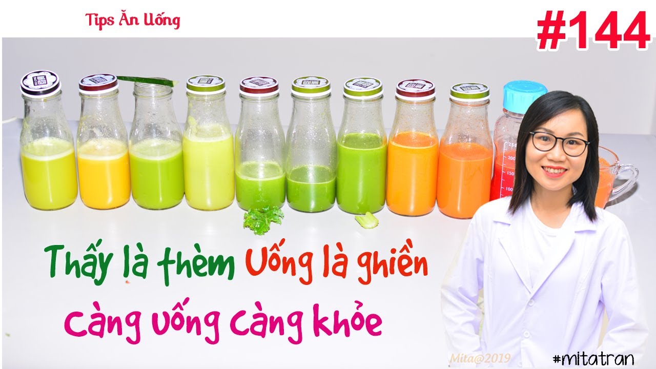 #144. 11 công thức nước ép vị trẻ em