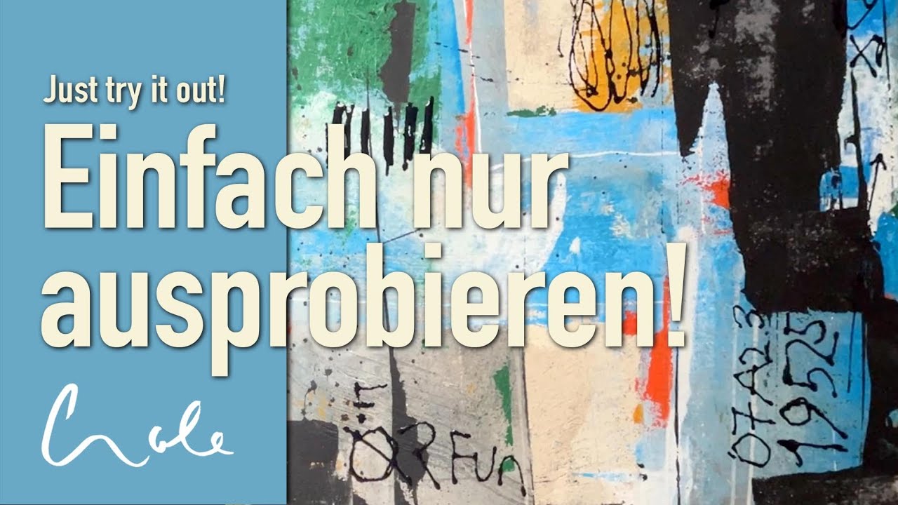 Experimentell und expressiv: Mixed Media Art Technik / Spachteltechnik