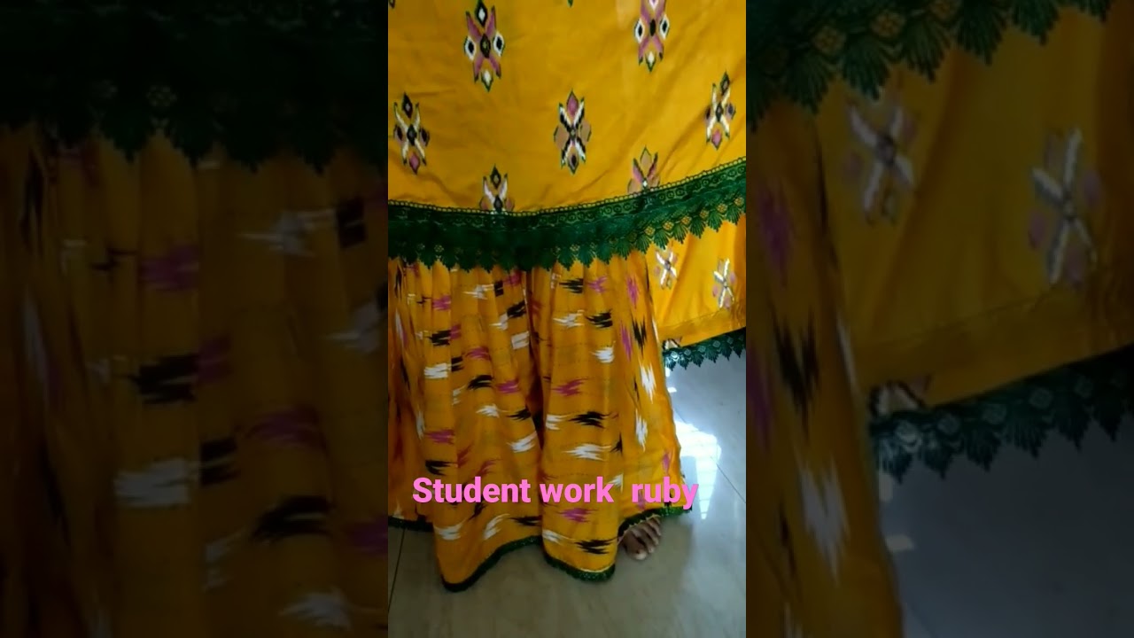 student work Ruby nayara cut and gharara pattern mumbra misbah classes