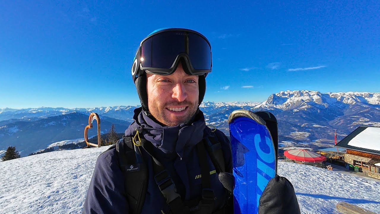 Skiing at a lesser known ski resort in the Austrian Alps | Werfenweng