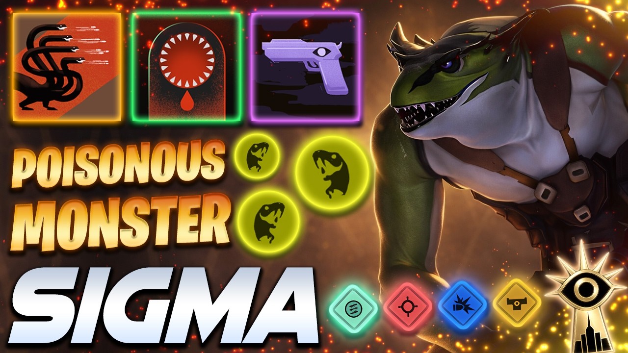 Sigma Vyper POISONOUS MONSTER 22 KILLS - Deadlock Pro Gameplay & Guides [Watch & Learn]