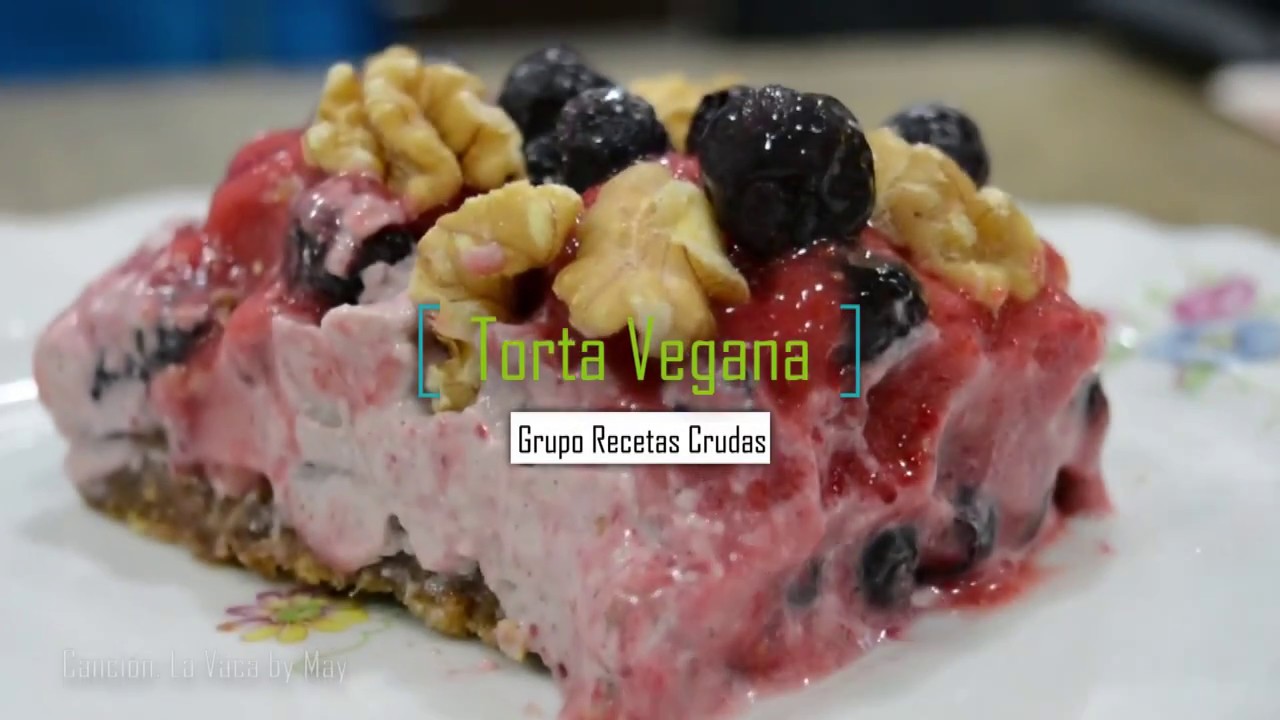 Torta Vegana y Cruda