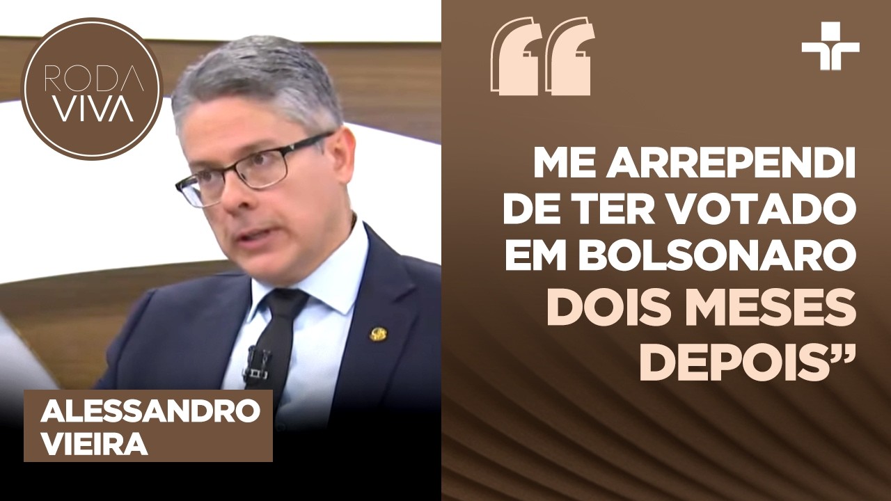 Alessandro Vieira comenta voto em Bolsonaro em 2018 e diz trabalhar por 