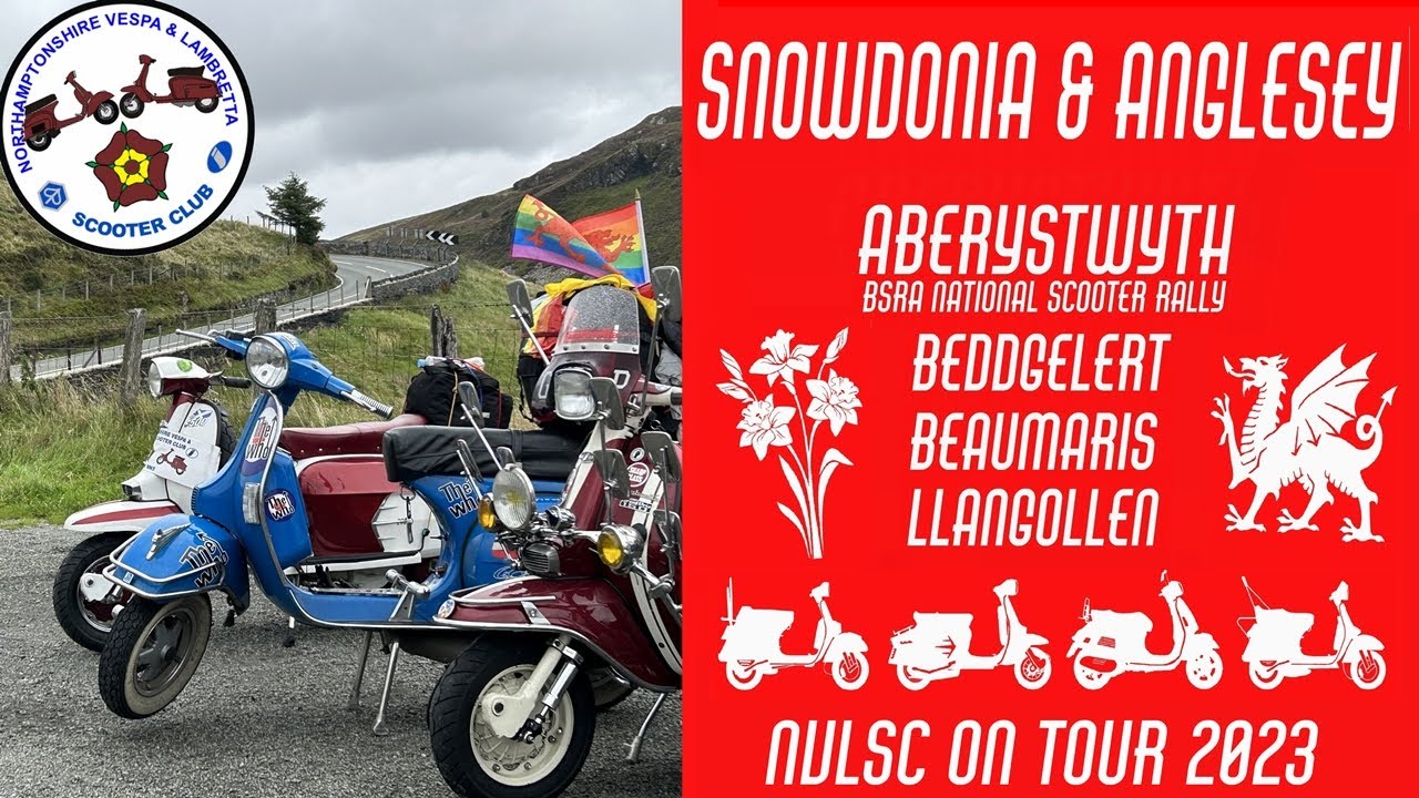 Aberystwyth Scooter Rally & Scooter Tour Of Wales - NVLSC 2023