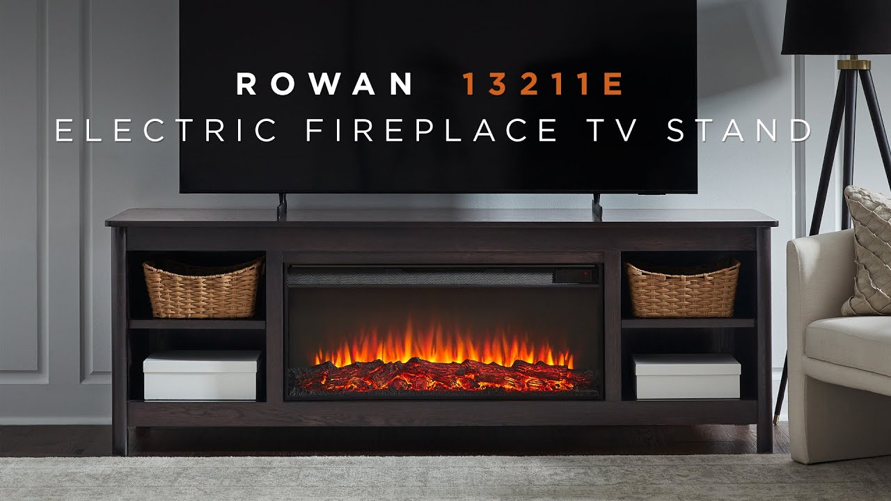 13211E Rowan Electric Fireplace TV Stand