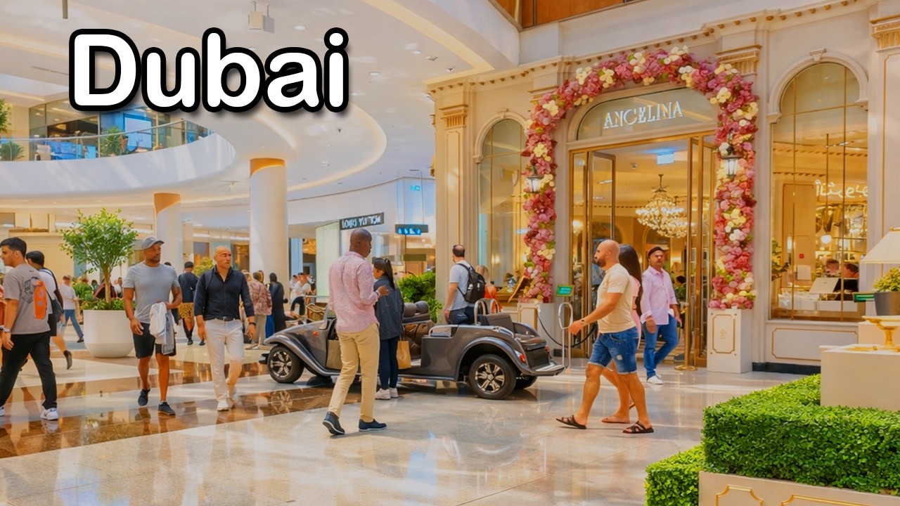 Dubai Mall 4K Walking Tour | World’s Largest Luxury Mall & Waterfall | Downtown Dubai