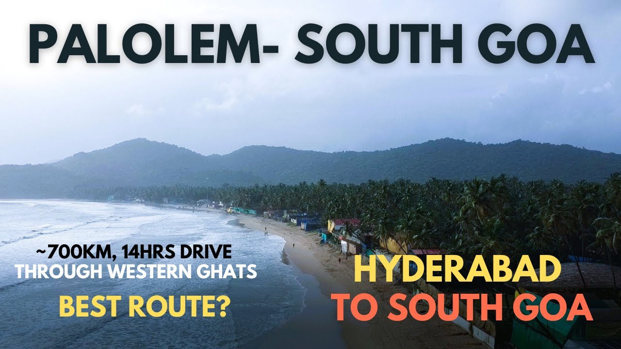 Hyderabad to GOA | Road Trip | Best Route ? Monsoon Rainy drive through western Ghats #goa #roadtrip