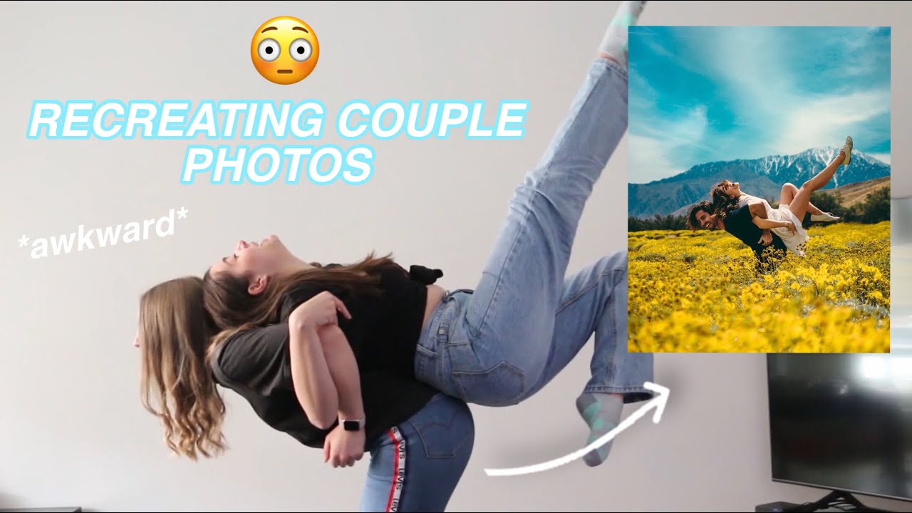 recreating couple photos *awkward* | SamanthaAndJordan