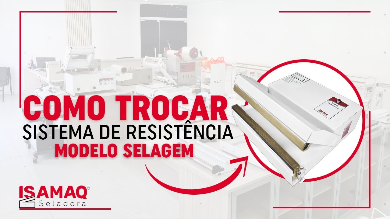 Como Trocar o Teflon ( Fita Marrom ) da Seladora Modelo Selagem