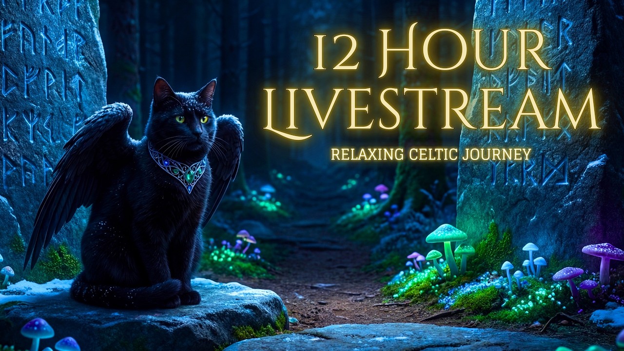 The Familiar's Guided Journey | 12 Hours of Relaxing Celtic Music & Medieval Fantasy Ambience