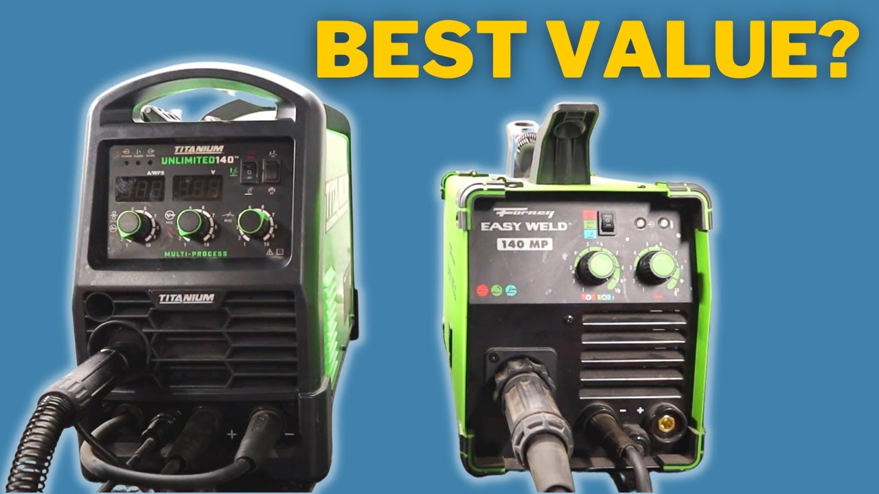 Titanium Unlimited 140 против Forney Easy Weld 140 MP — какой сварочный аппарат лучше по соотноше...