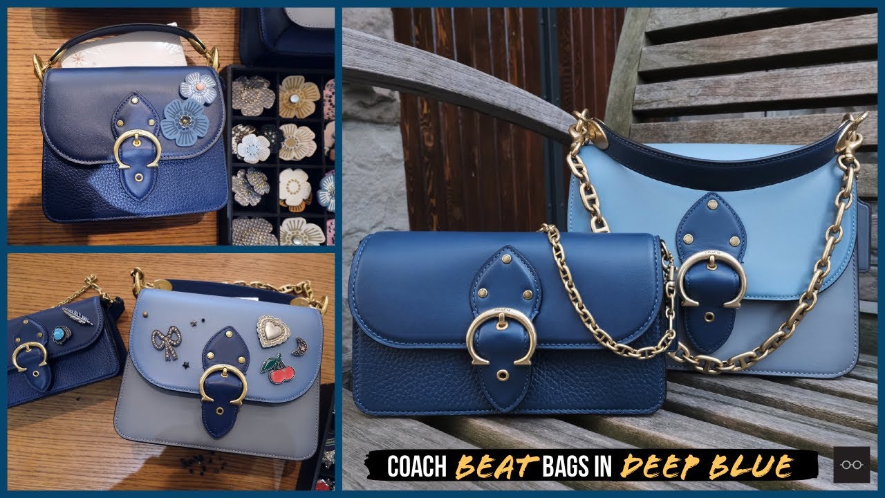 COACH SS21: Beat bags in Deep Blue