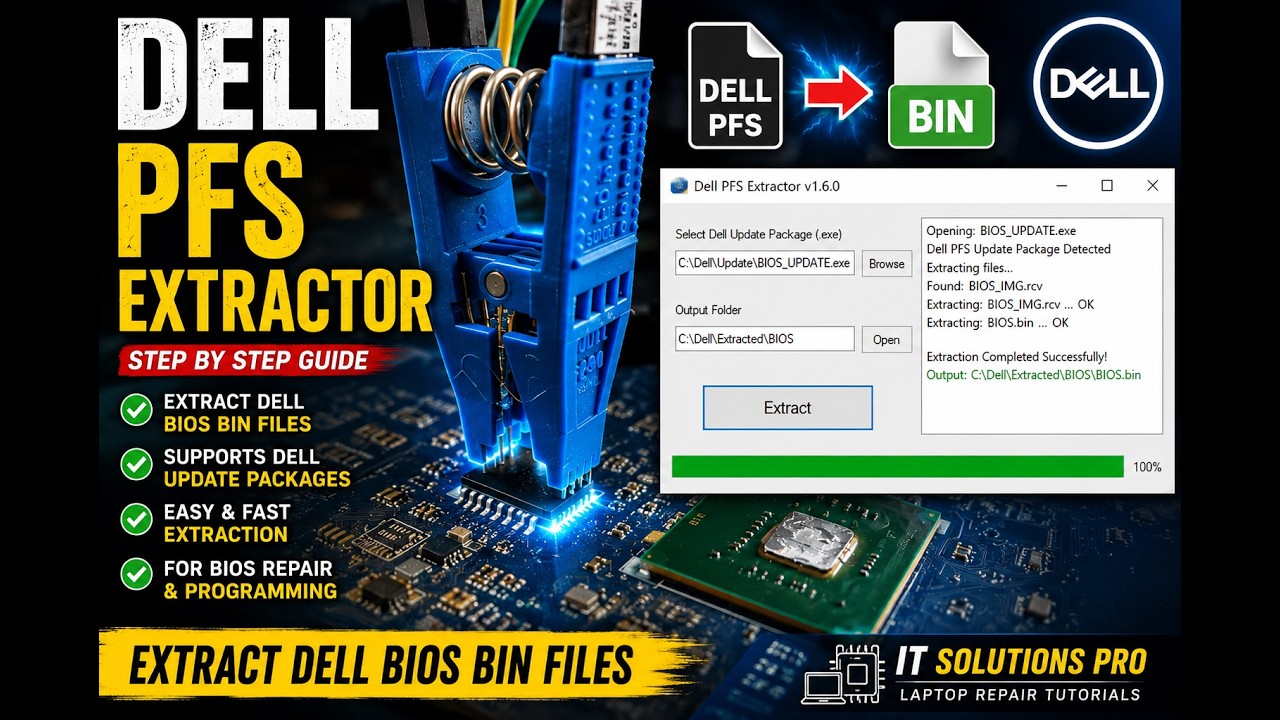 Extract Dell BIOS BIN files | Dell PFS Extractor