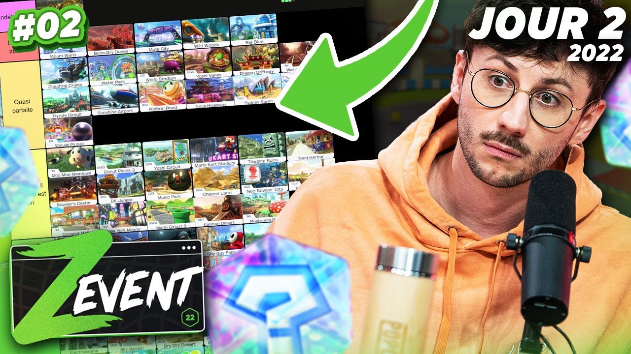 Suite de la tierlist Mariokart #02 - Zevent 2022 Jour 2 - PONCE REPLAY 10/09/22