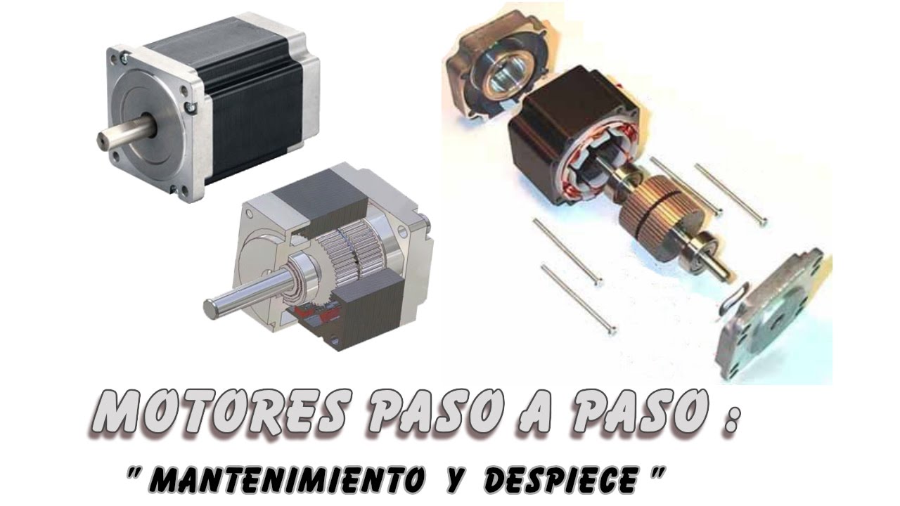 Motor Paso a Paso : Despiece y  Mantenimiento.