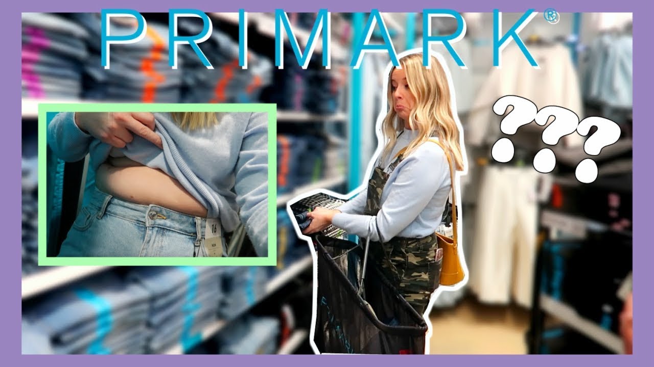 TRYING ON DIFFERENT SIZES AT PRIMARK